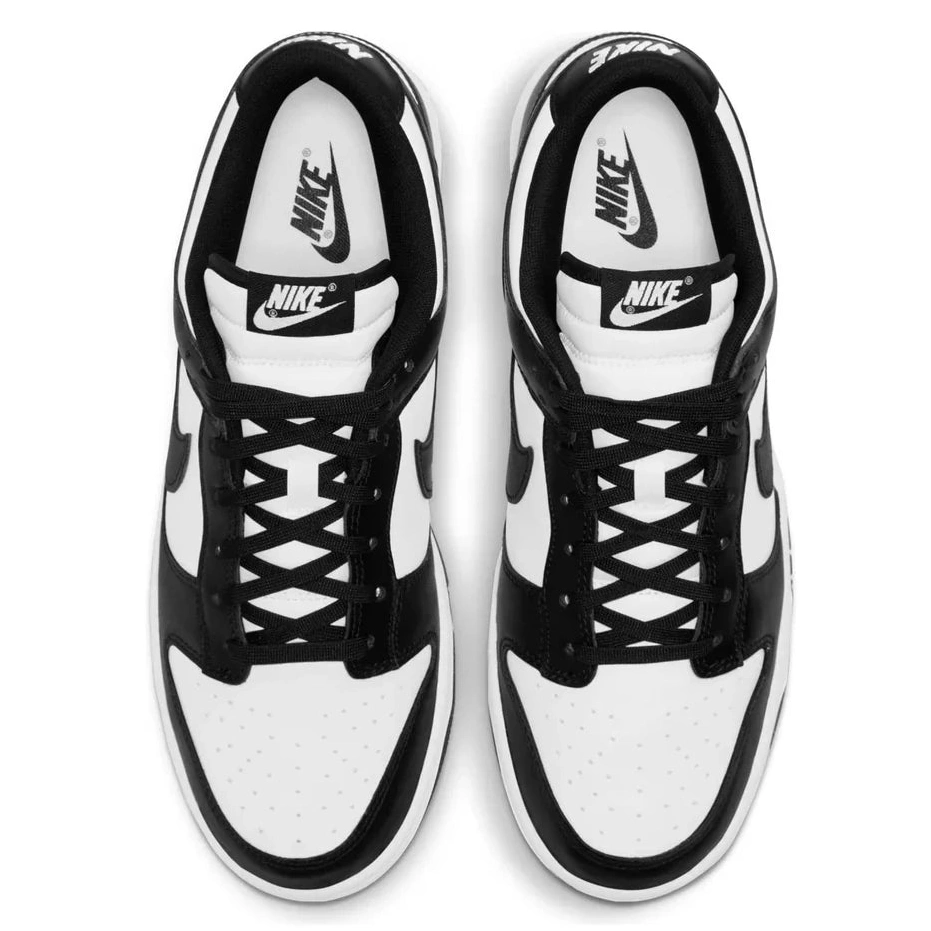 Black Low Nike Dunk Retro White 'Panda' 0707